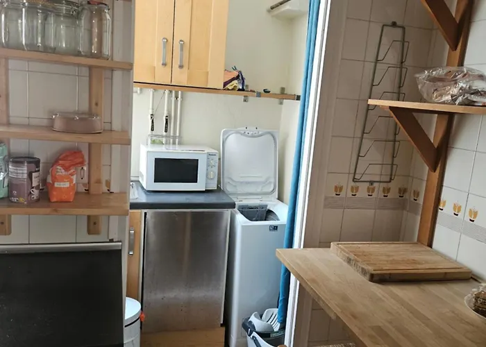 Luminoso En El Centro De شقة *